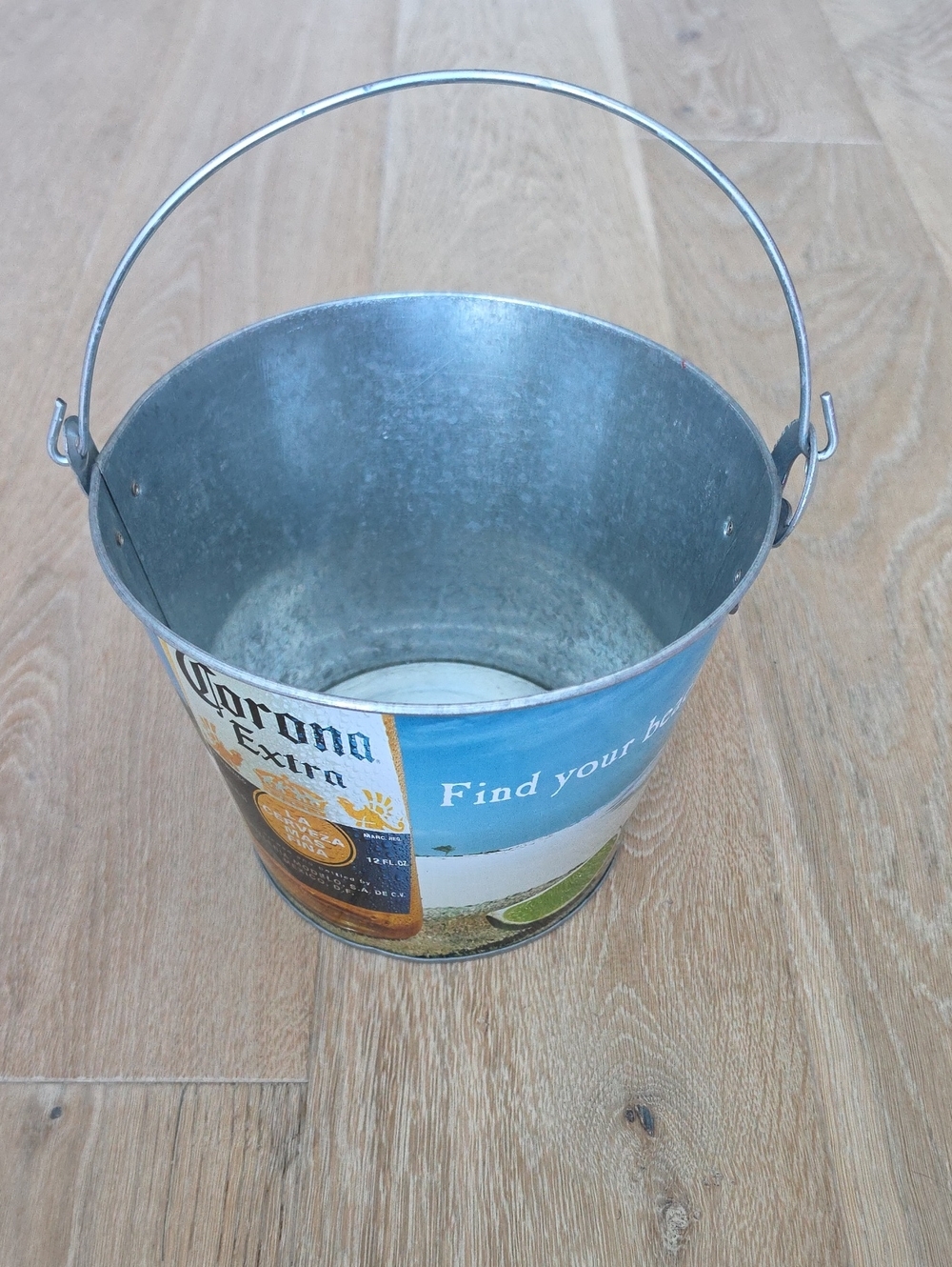 Corona Extra "Find Your Beach" Metal Bucket